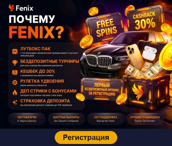 Регистрация в Fenix